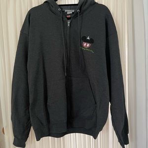 2018 Disney Christmas zip up sweatshirt